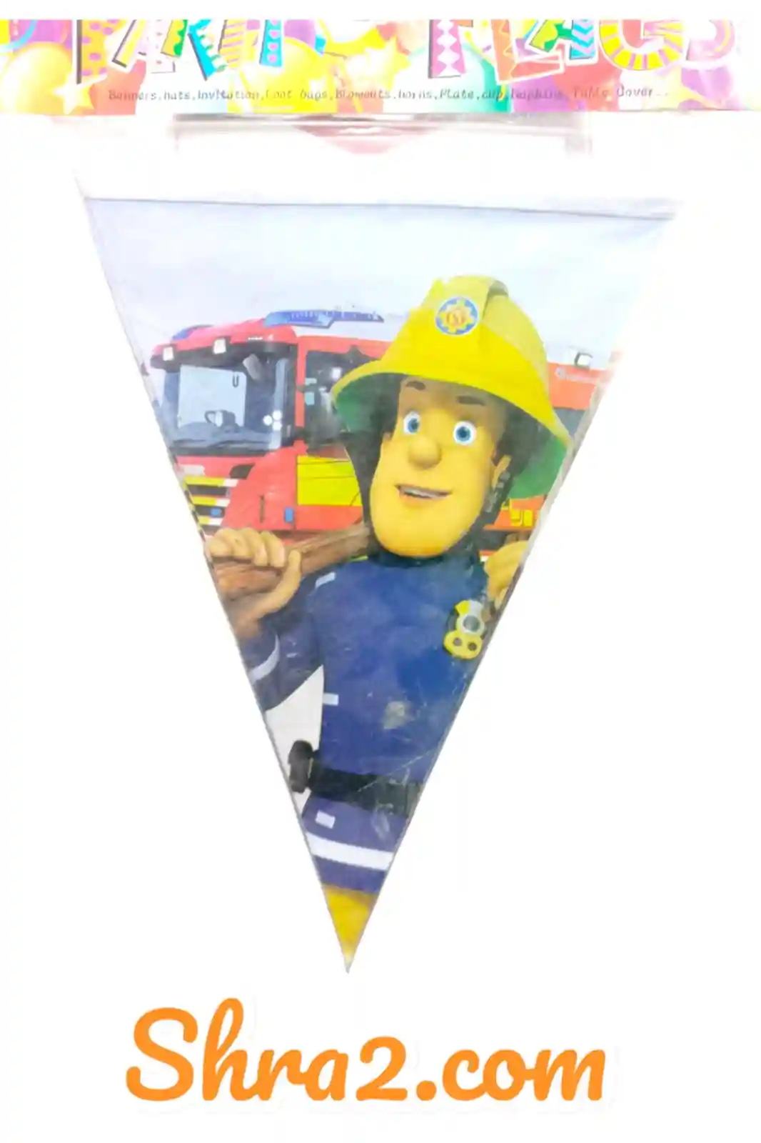 Firefighter Cardboard Paper Banner Decoration – 3 Meters